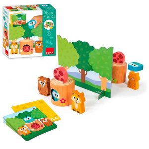 Memo Friends Animales Madera