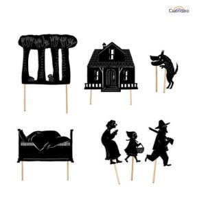 JUEGO DE SOMBRAS «Caperucita Roja» y «Tres Cerditos» Pequeñas Maravillas
