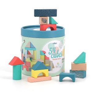 54 Bloques de construcción de madera de colores – Vilac
